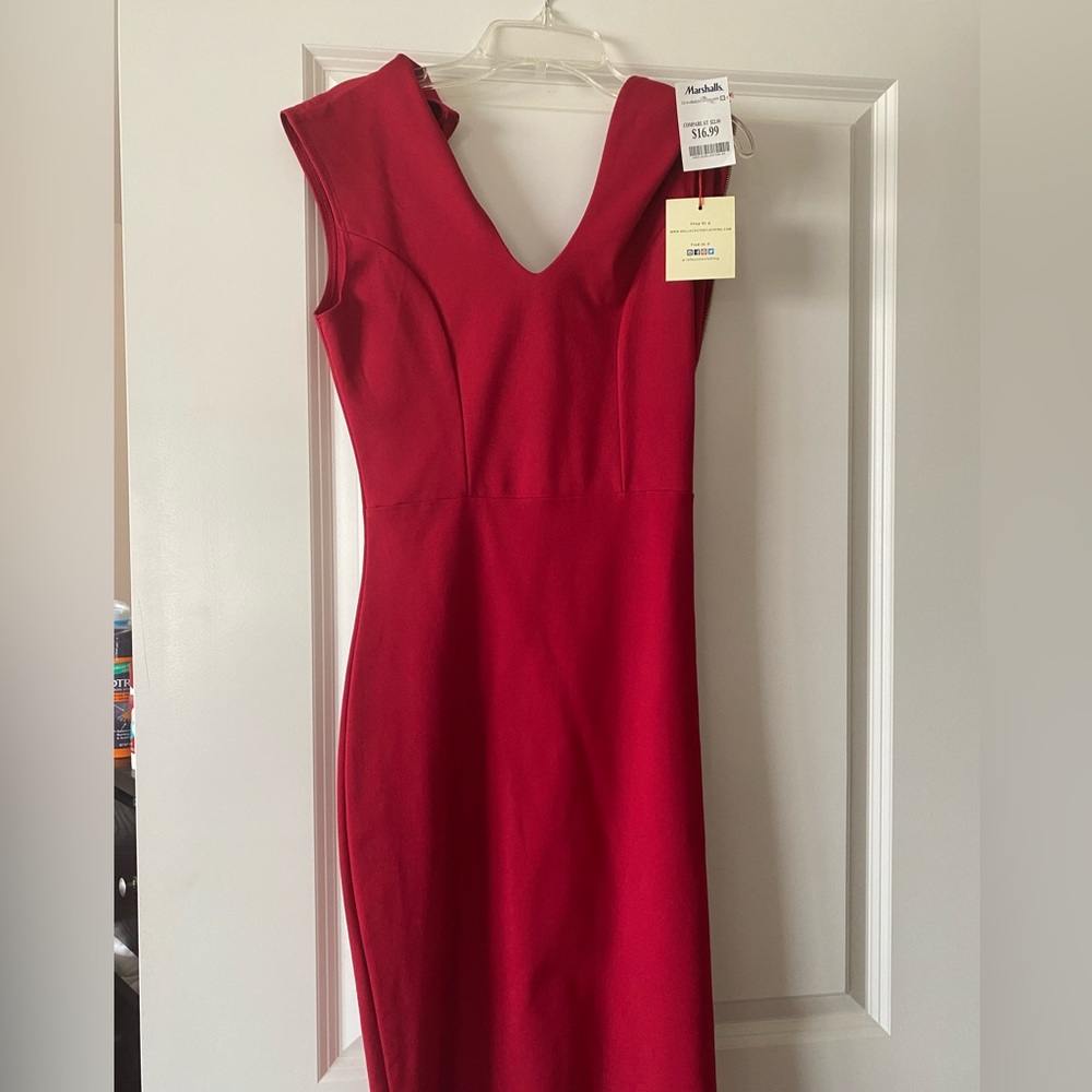 Sleeveless red mini dress Marshalls size medium